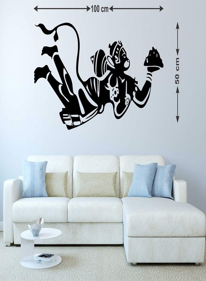 Wallstick ملصقات جدارية على شكل اللورد هانومان (فينيل 100 سم × 50 سم) - Image 2